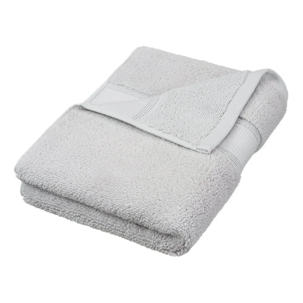 Hotel Style Luxury Egyptian Cotton Bath Towels 2-Pack Silver